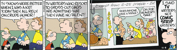 Drabble on Friday November 9, 2012 Comic Strip