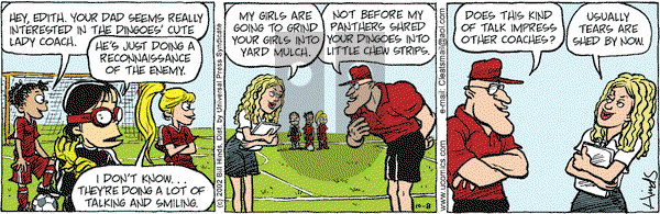 Cleats on Tuesday October 8, 2002 Comic Strip