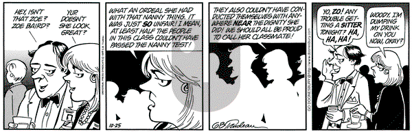 Doonesbury on Saturday October 25, 1997 Comic Strip