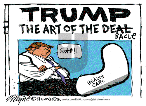 Henry Payne on Tuesday March 28, 2017 Comic Strip