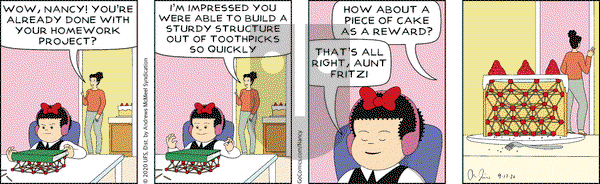 Nancy on Thursday September 17, 2020 Comic Strip