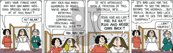Cathy Classics on Saturday September 4, 2004 Comic Strip