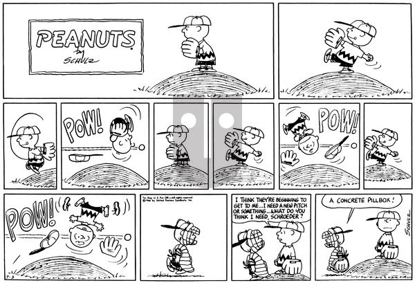 Peanuts on Sunday July 3, 1966 Comic Strip