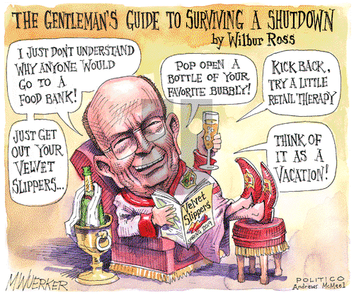 Matt Wuerker on Saturday January 26, 2019 Comic Strip