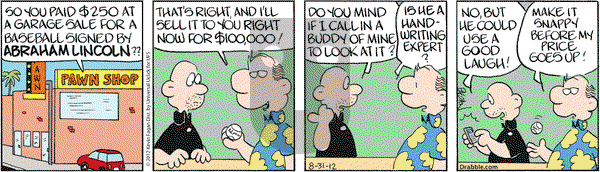 Drabble on Friday August 31, 2012 Comic Strip