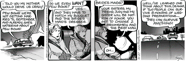 For Better or For Worse on Saturday January 27, 2001 Comic Strip