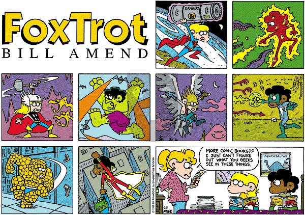 FoxTrot - Sunday May 3, 1998 Comic Strip