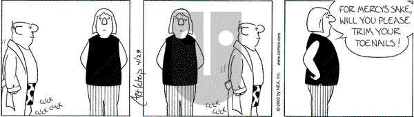 The Born Loser on Monday April 29, 2002 Comic Strip