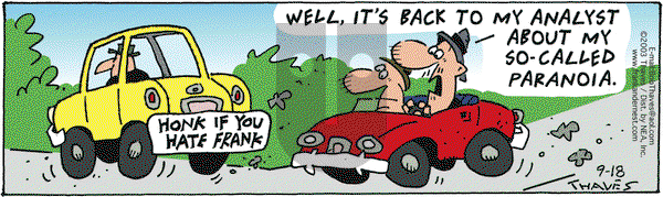 Frank and Ernest on Thursday September 18, 2003 Comic Strip