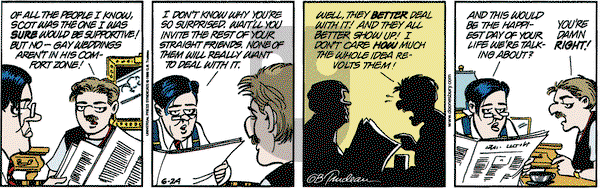 Doonesbury on Thursday June 24, 1999 Comic Strip