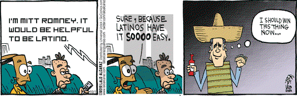 La Cucaracha on Monday October 1, 2012 Comic Strip