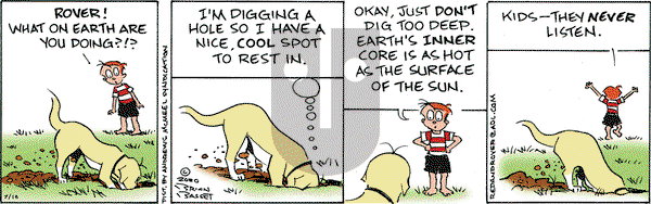 Red and Rover on Thursday July 16, 2020 Comic Strip
