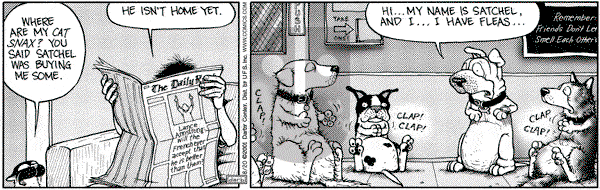 Get Fuzzy on Monday August 20, 2001 Comic Strip