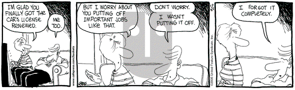 The Buckets on Wednesday October 25, 2006 Comic Strip