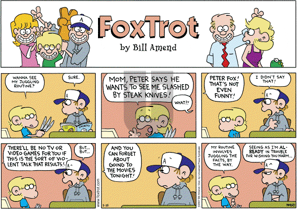 FoxTrot - Sunday February 25, 2007 Comic Strip