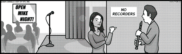 F Minus on Thursday May 21, 2009 Comic Strip