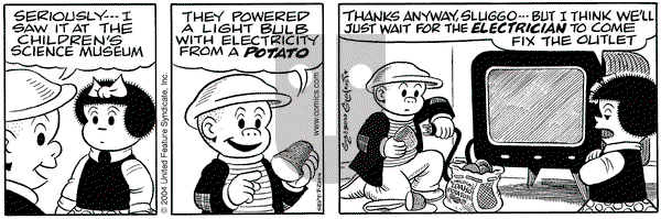 Nancy - Tuesday September 7, 2004 Comic Strip