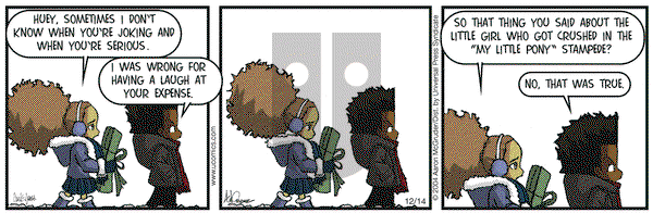 The Boondocks on Tuesday December 14, 2004 Comic Strip