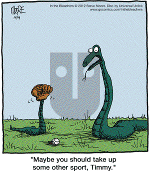 In the Bleachers on Tuesday October 9, 2012 Comic Strip