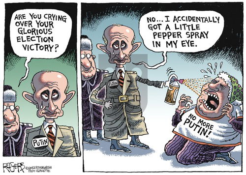 Rob Rogers on Sunday March 11, 2012 Comic Strip