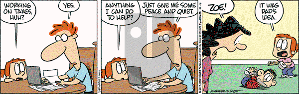 Baby Blues on Tuesday April 4, 2017 Comic Strip