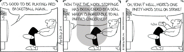 The Born Loser on Thursday February 4, 1999 Comic Strip