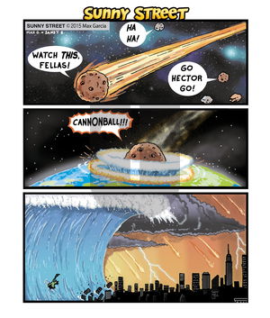 Sunny Street on Monday February 9, 2015 Comic Strip