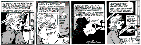 Doonesbury on Friday December 2, 1994 Comic Strip