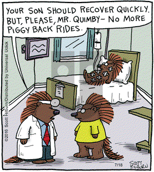 The Argyle Sweater - Monday July 18, 2016 Comic Strip