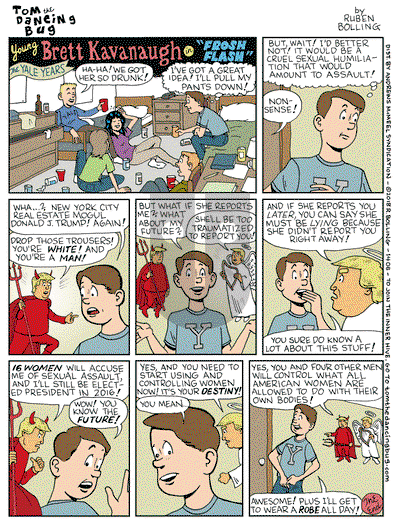 Tom the Dancing Bug on Monday September 24, 2018 Comic Strip