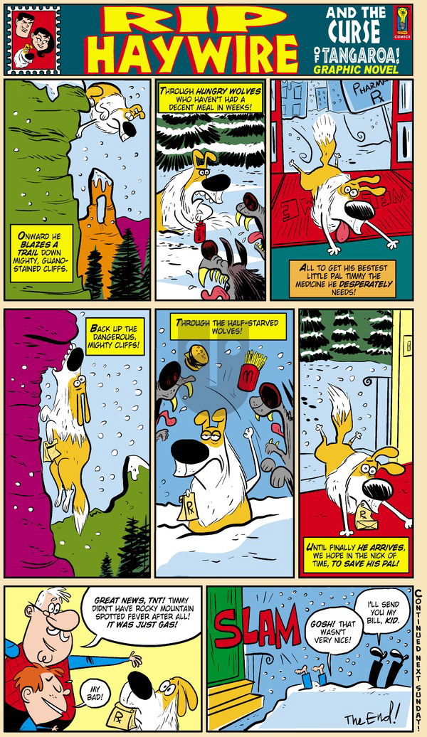 Rip Haywire on Sunday July 13, 2014 Comic Strip