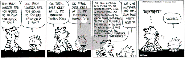 Calvin and Hobbes - Saturday February 8, 2014 Comic Strip