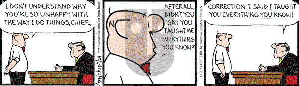 The Born Loser on Monday April 24, 2023 Comic Strip