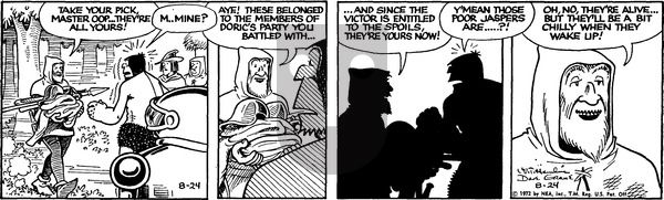 Alley Oop on Thursday August 24, 1972 Comic Strip