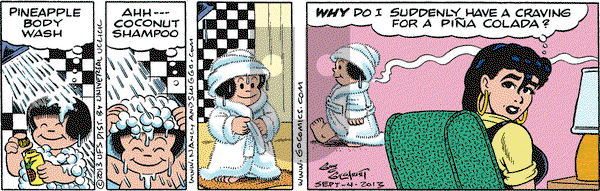 Nancy on Wednesday September 4, 2013 Comic Strip