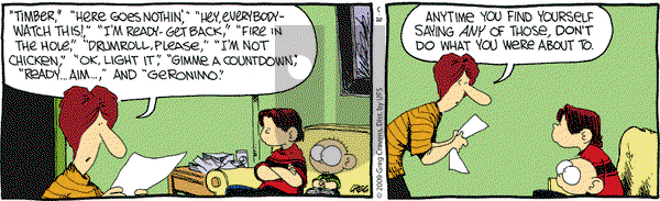 The Buckets on Wednesday May 20, 2009 Comic Strip