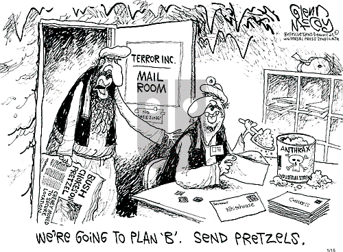 Glenn McCoy on Tuesday January 15, 2002 Comic Strip