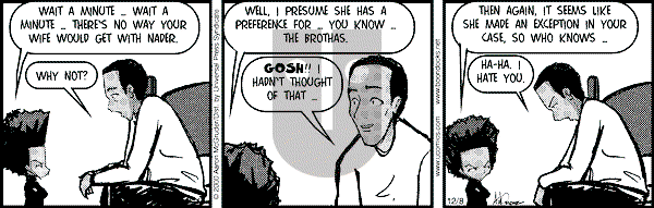The Boondocks on Friday July 11, 2008 Comic Strip