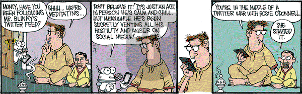 Monty on Wednesday April 18, 2018 Comic Strip