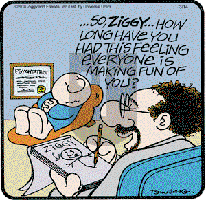 Ziggy on Monday March 14, 2016 Comic Strip