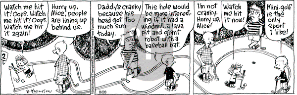 Cul de Sac on Thursday August 28, 2008 Comic Strip