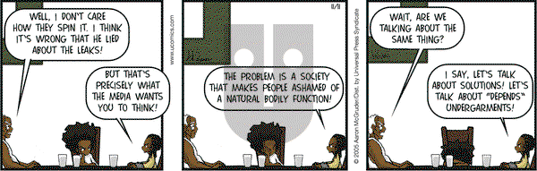 The Boondocks on Friday November 11, 2005 Comic Strip