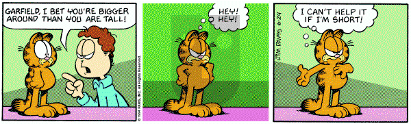 Garfield on Friday June 24, 1994 Comic Strip