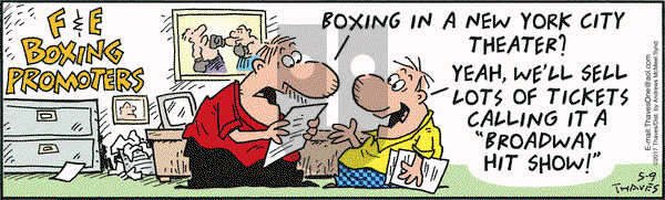 Frank and Ernest on Wednesday May 9, 2018 Comic Strip