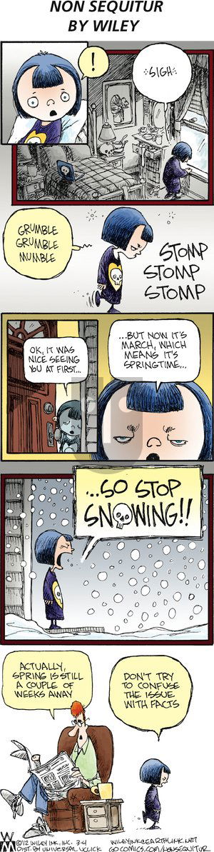 Non Sequitur on Sunday March 4, 2012 Comic Strip