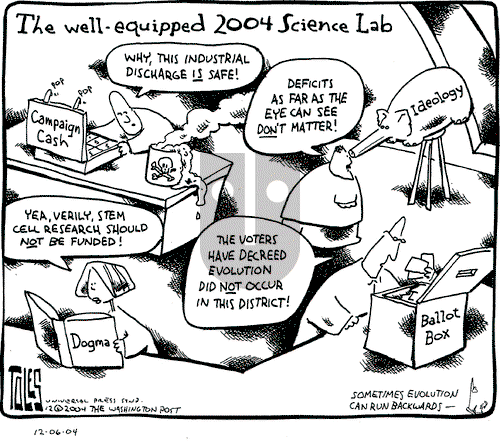 Tom Toles on Monday December 6, 2004 Comic Strip