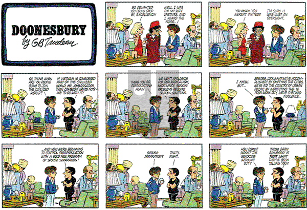 Doonesbury on Sunday September 24, 1978 Comic Strip