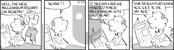 Drabble on Saturday December 30, 2000 Comic Strip