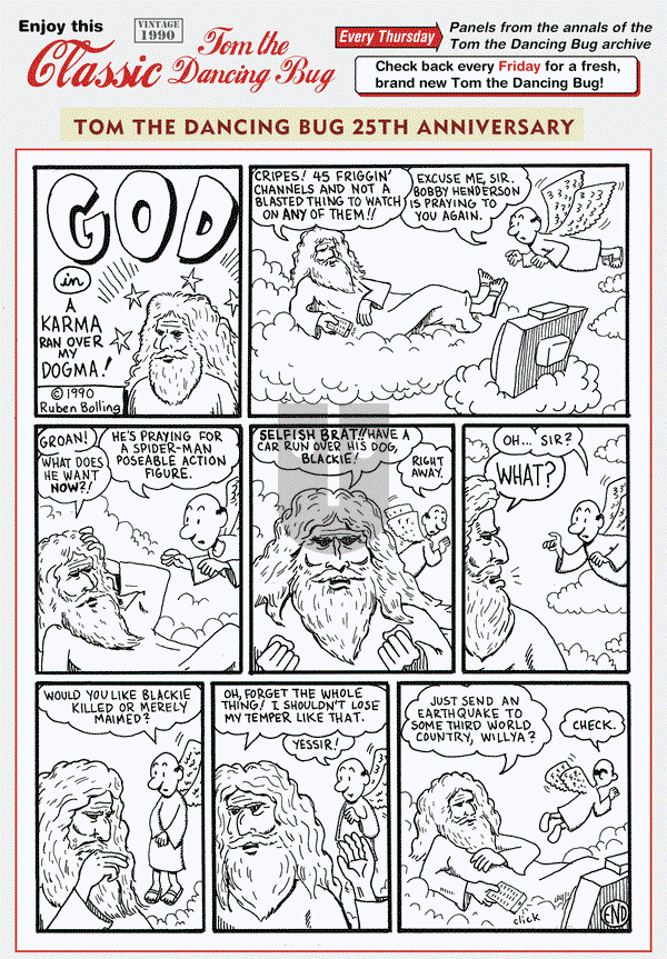 Tom the Dancing Bug on Thursday June 25, 2015 Comic Strip