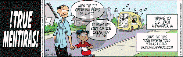 Baldo on Friday April 7, 2017 Comic Strip